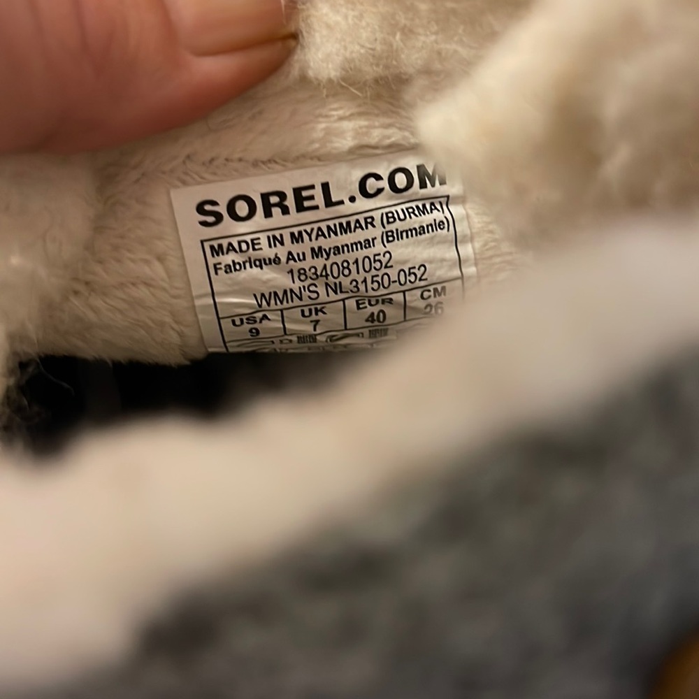 Sorel hand crafted boot. Never worn